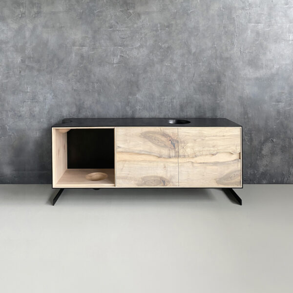 OUTSIDE IN Credenza - Metal Legs - 72''