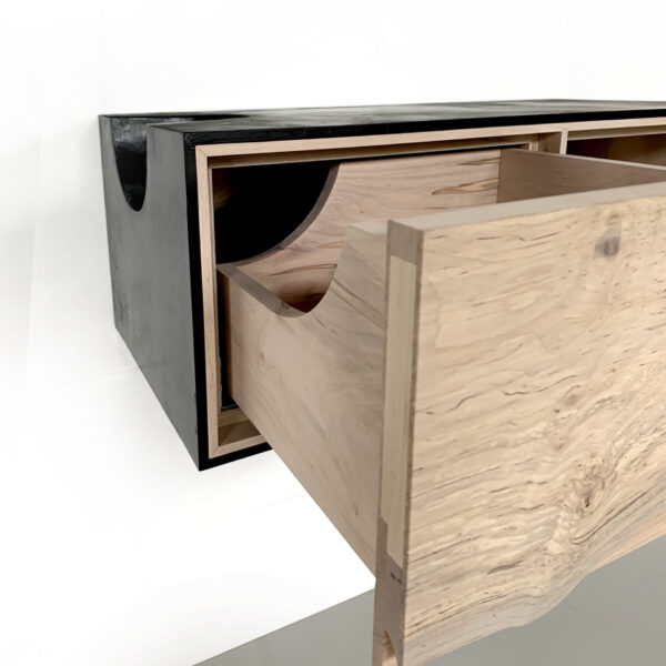 OUTSIDE IN Console in Maple- Wall Mounted – 29”