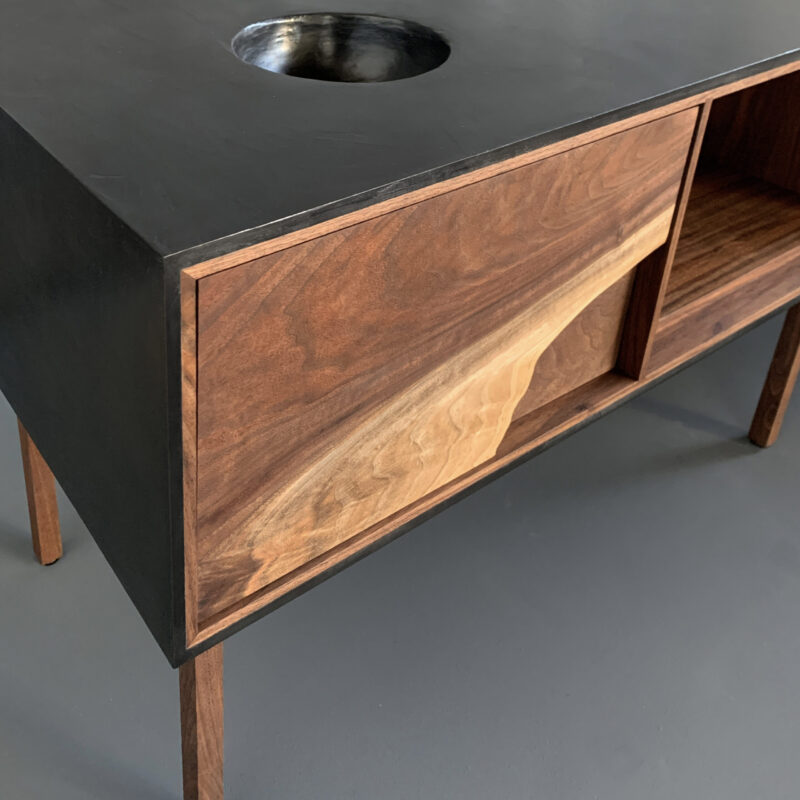 OUTSIDE IN Side Tables – Wood Legs