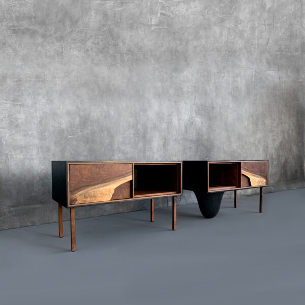 OUTSIDE IN Side Tables – Wood Legs