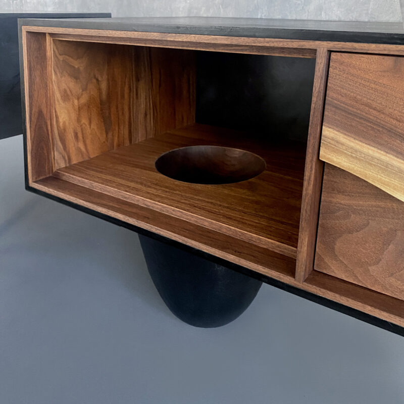 OUTSIDE IN Side Tables – Wood Legs