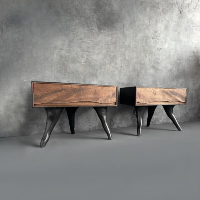 OUTSIDE IN Side Tables – Concrete Legs