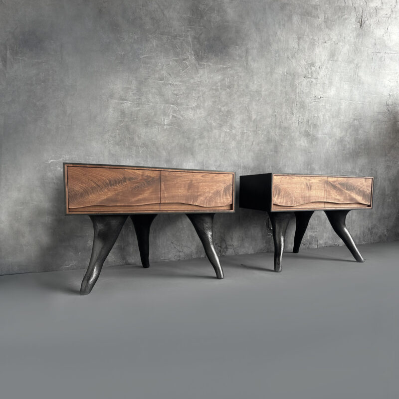 OUTSIDE IN Side Tables – Concrete Legs