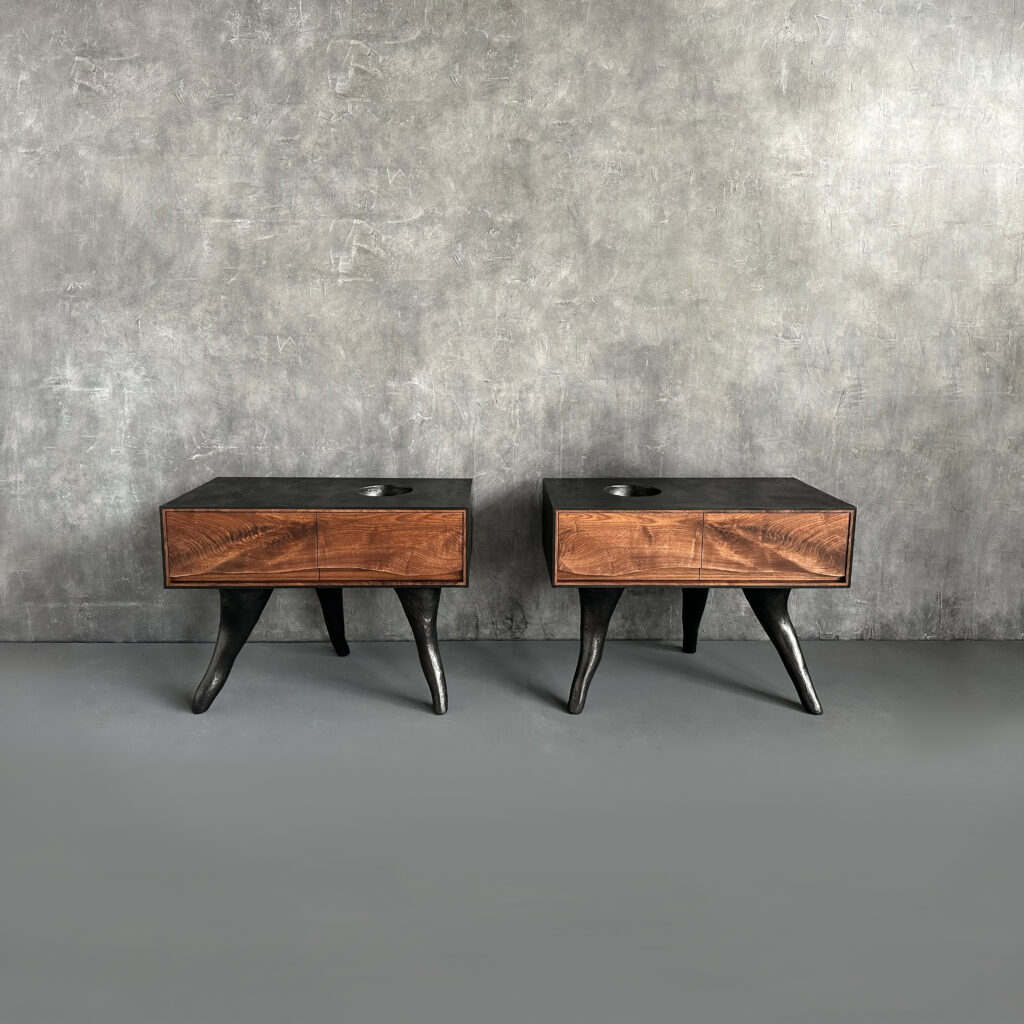 OUTSIDE IN Side Tables - Concrete Legs
