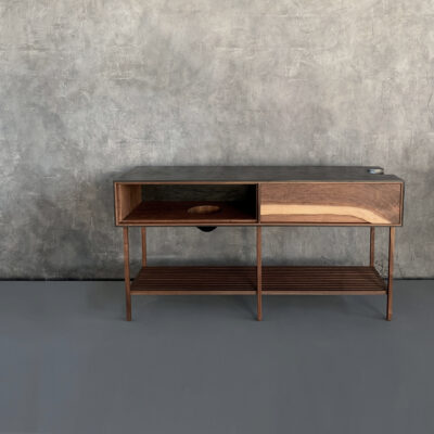 OUTSIDE IN Console – Wood Legs and Shelf