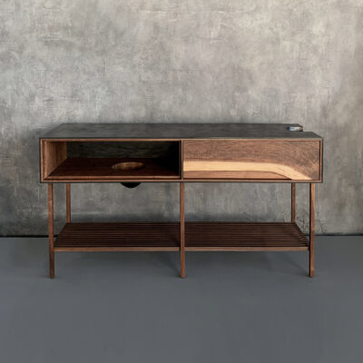 OUTSIDE IN Console - Wood Legs and Shelf
