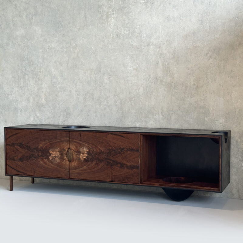 OUTSIDE IN Credenza – Wood Legs – 80”