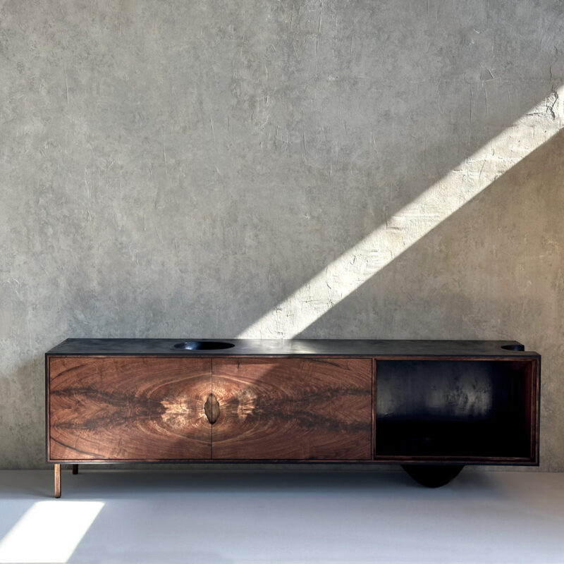 OUTSIDE IN Credenza – Wood Legs – 80”