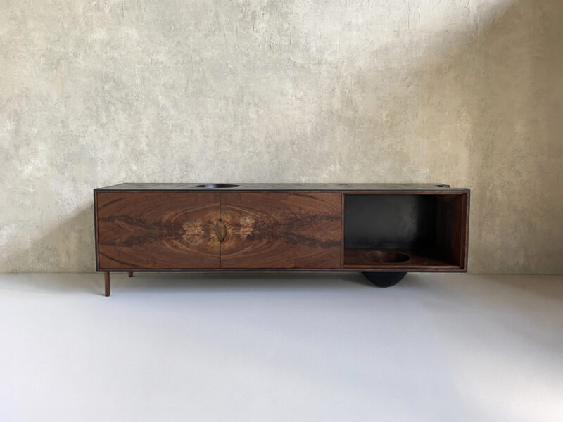 OUTSIDE IN Credenza – Wood Legs – 80”
