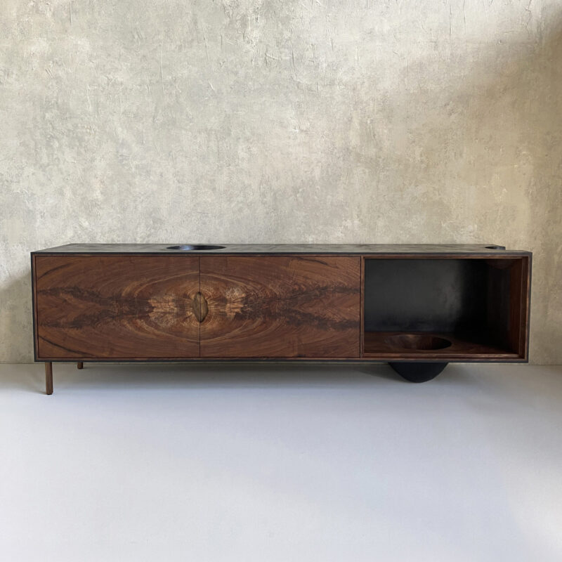 OUTSIDE IN Credenza – Wood Legs – 80”