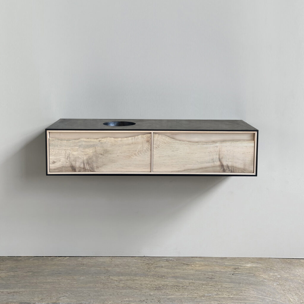 OUTSIDE IN Console in Maple - Wall Mounted