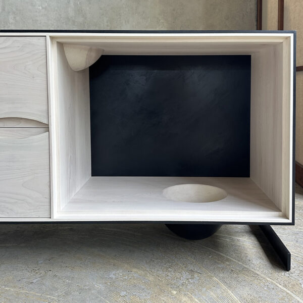 OUTSIDE IN Credenza – Metal Legs – 84”