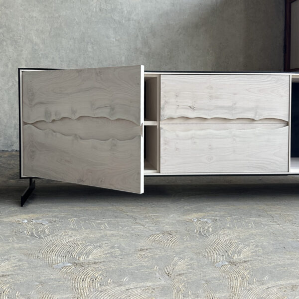 OUTSIDE IN Credenza – Metal Legs – 84”