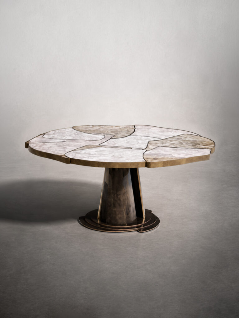 Chara Lily Round Dining Table