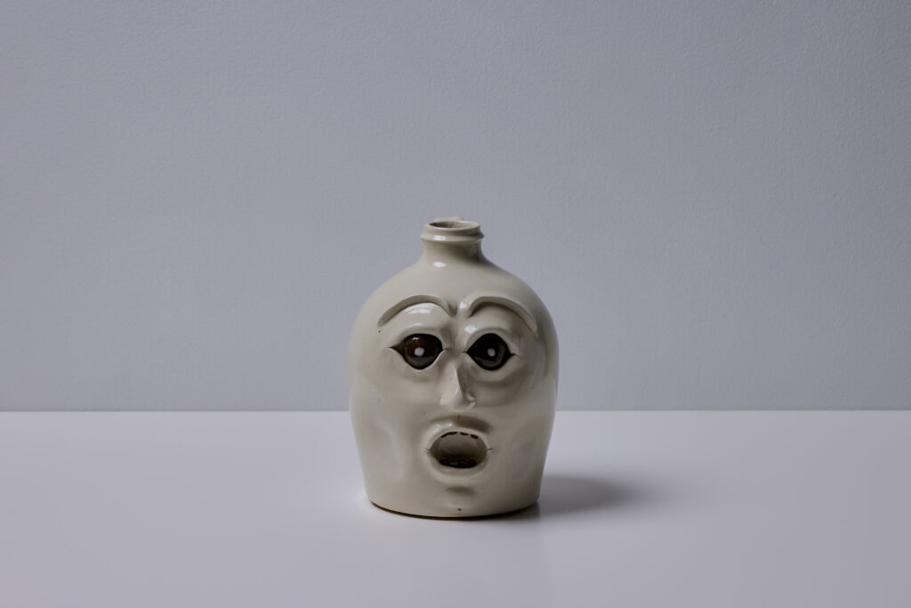 Chuck Colliflower's Face Jug by Jason Luck