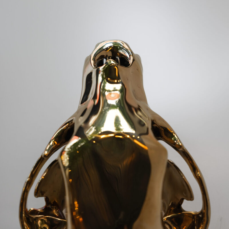Bronze Bear Skull by Ashley Tudor