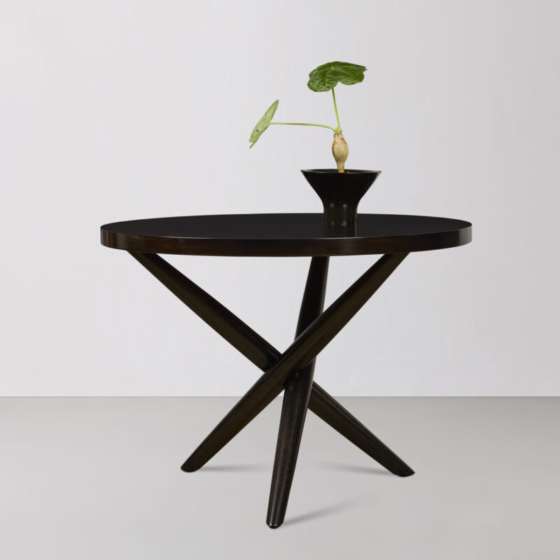 Ebonized Tripod Table by T.H. Robsjohn-Gibbings for Widdicomb