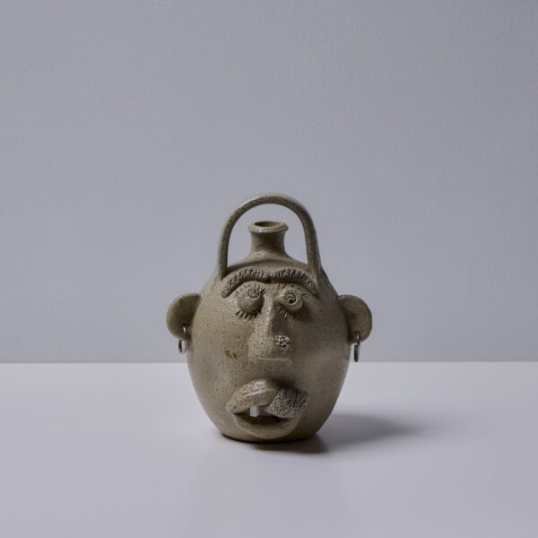 Face Jug by Turn & Burn Pottery