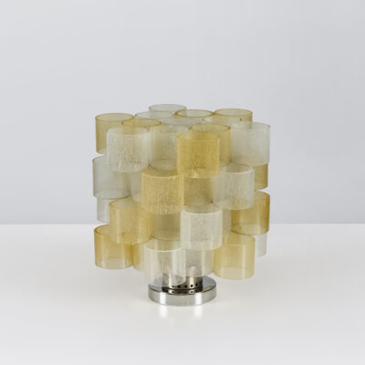 Pair of Globula Table Lamps by Albano Poli for Poliarte