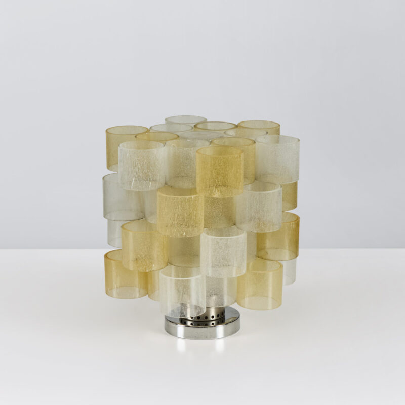 Pair of Globula Table Lamps by Albano Poli for Poliarte