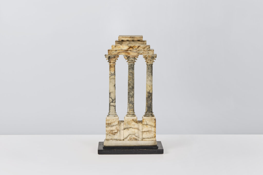 Grand Tour Sculpture Temple of Castor and Pollux