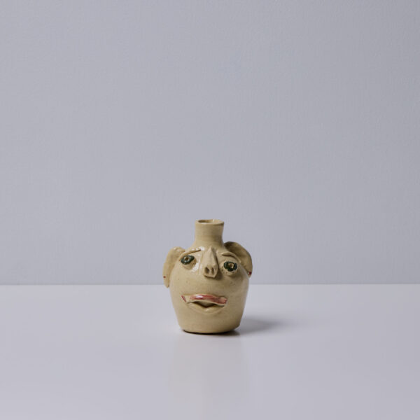 Green-Eyed Face Jug by Fred Beane
