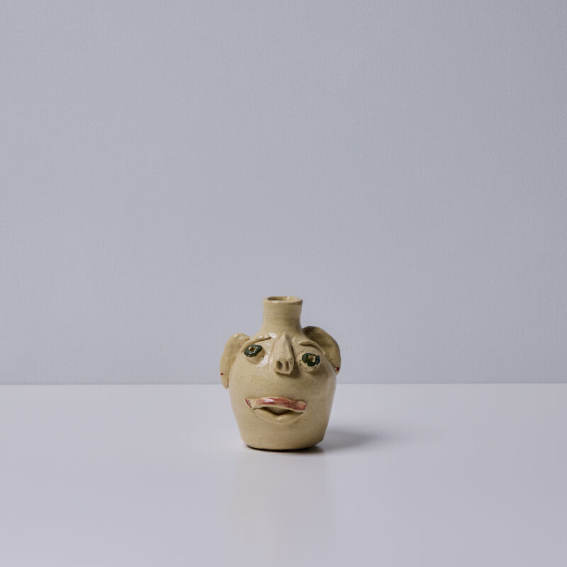 Green-Eyed Face Jug by Fred Beane