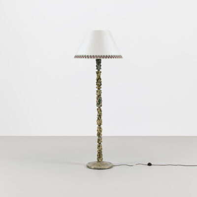 Grotto Carved-Onyx Floor Lamp