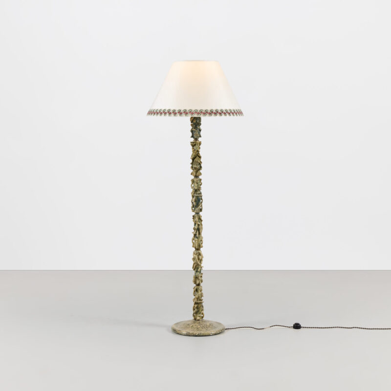Grotto Carved-Onyx Floor Lamp