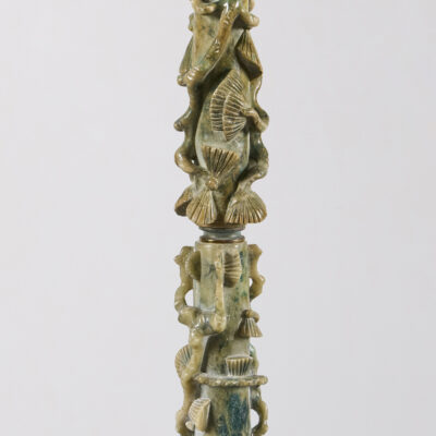 Grotto Carved-Onyx Floor Lamp
