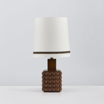 Bugnato Carved-Wood Table Lamp