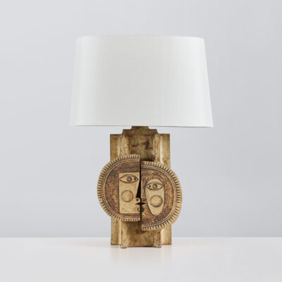 Soleil Table Lamp by Roger Capron & Jean Derval