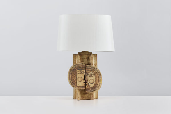 Soleil Table Lamp by Roger Capron & Jean Derval