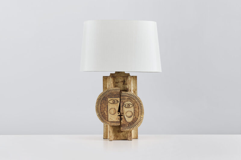 Soleil Table Lamp by Roger Capron & Jean Derval