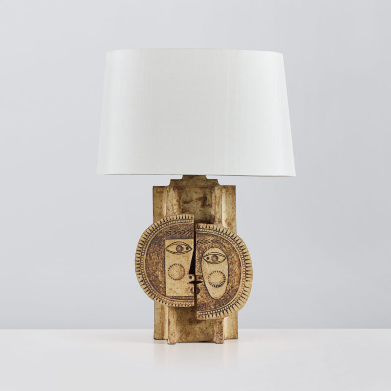 Soleil Table Lamp by Roger Capron & Jean Derval