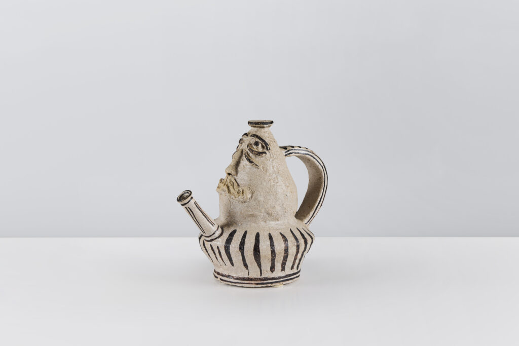 'Versatoio con Volto' (Ceramic Pourer with Face) by Federico Melis