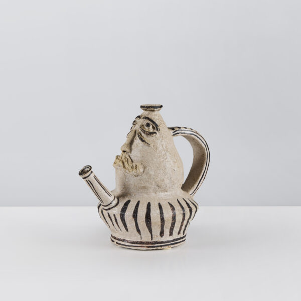 'Versatoio con Volto' (Ceramic Pourer with Face) by Federico Melis
