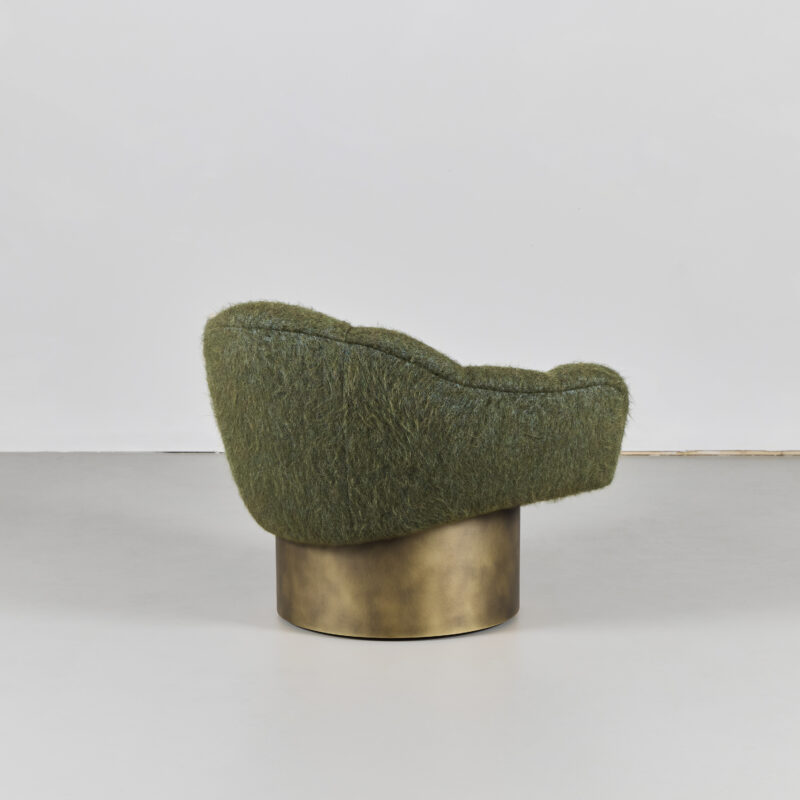 Column Turn Around Swivel Chair – Channel Tufted