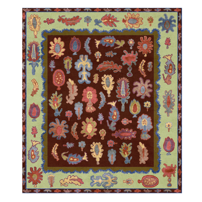 The Gem Rug Hand Knotted