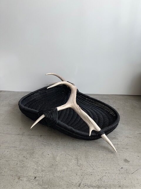 Shed Elk Antler Basket A39