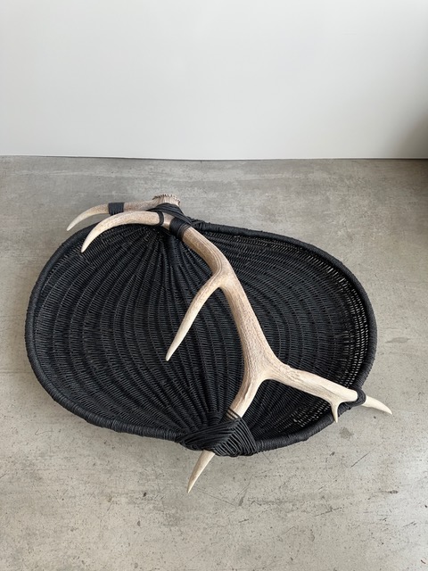 Shed Elk Antler Basket A39