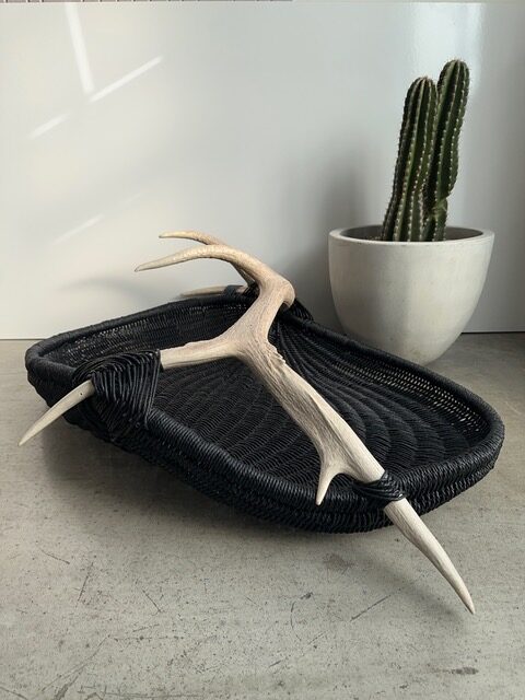 Shed Elk Antler Basket A39