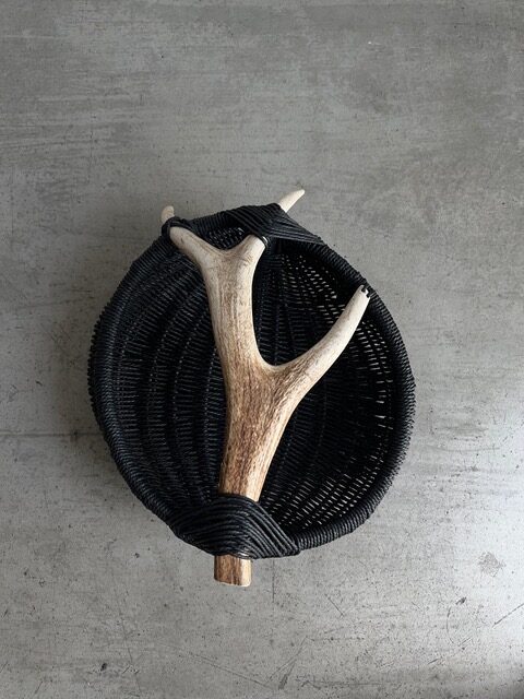 Shed Elk Antler Basket A40