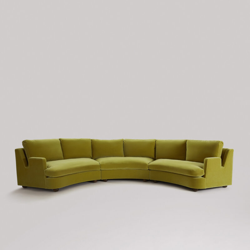 Sculpted Arc Sofa