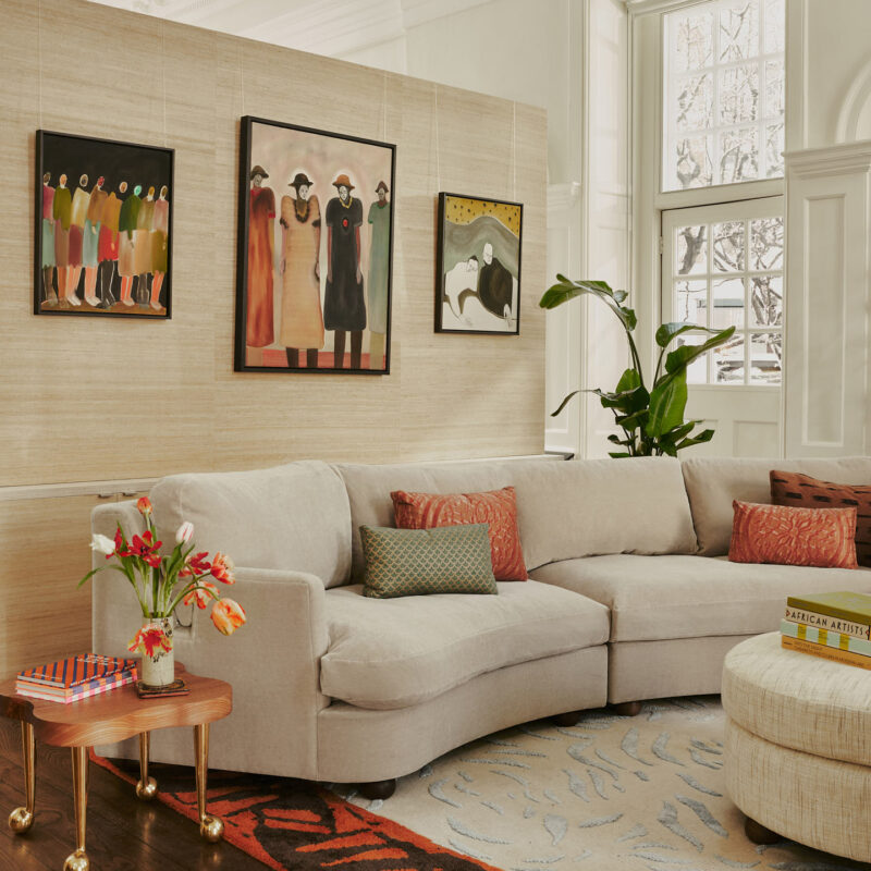 Sculpted Arc Sofa