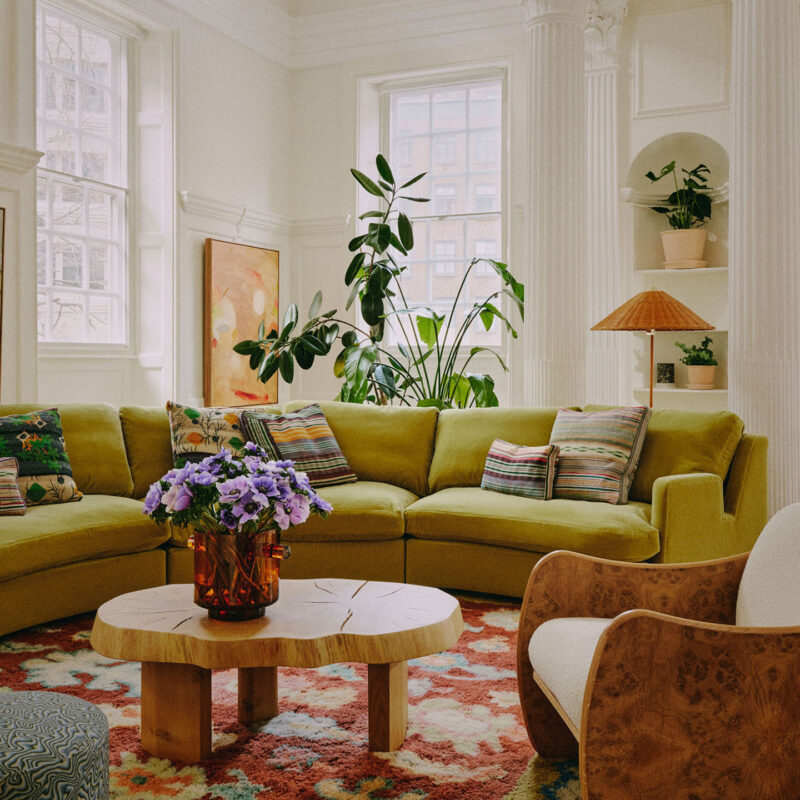 Sculpted Arc Sofa
