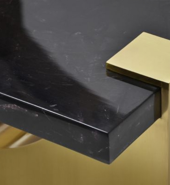 Aqueduct Ice Resin Cocktail Table by Scala Luxury