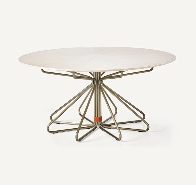 Geometric Dining Table by BassamFellows