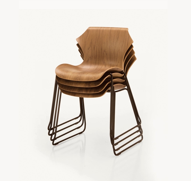 Petal Chair Sled Base by BassamFellows