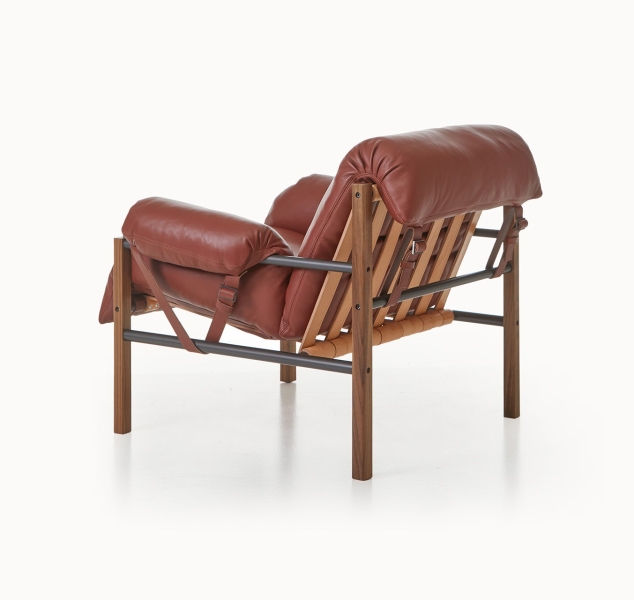 Sling Club Chair and Ottoman by BassamFellows